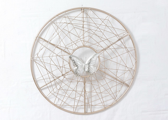 Home Hanging Iron Gold Metal Butterfly Wall Decor