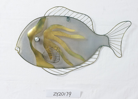 Colorful  Minimalism Ocean Large Metal Fish Wall Decor