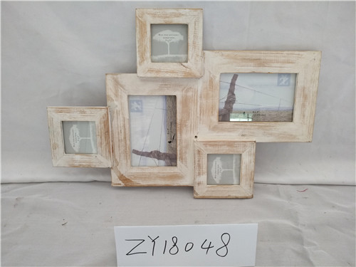 Washed White Wooden 5x7 Inch Solid Wood Photo Frame